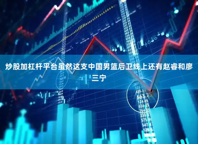 炒股加杠杆平台虽然这支中国男篮后卫线上还有赵睿和廖三宁